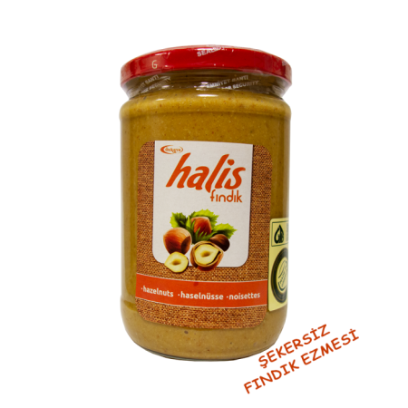 FINDIK EZMESİ ŞEKERSİZ 600 gr.