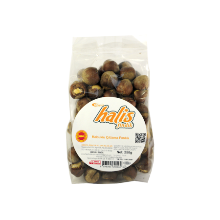 KABUKLU ÇITLATILMIŞ KAVRULMUŞ FINDIK 250 gr.